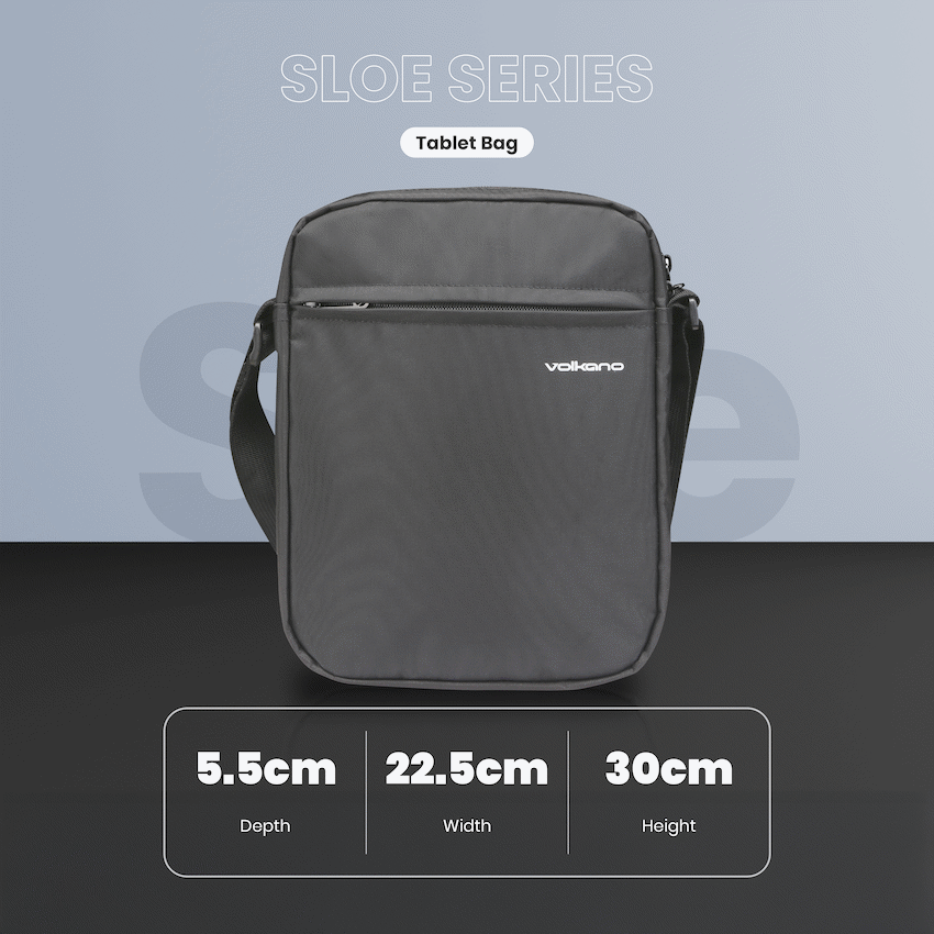 Volkano Tablet Bag Sloe Series 10.1" - Black - Image 6