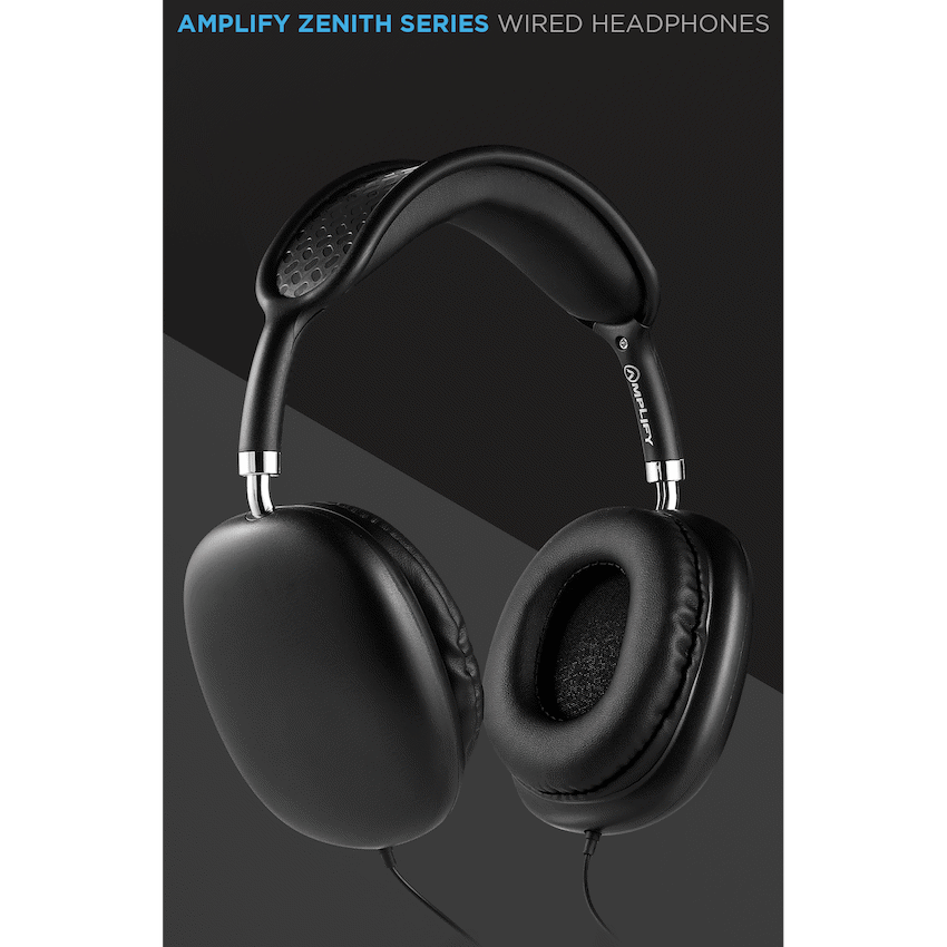 Amplify Zenith Series Aux Headphones - Black - Image 7