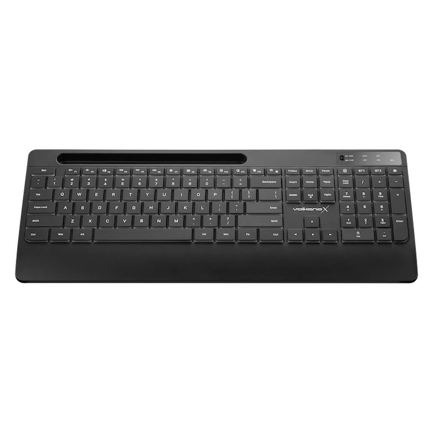 VolkanoX Gem Bluetooth Wireless Keyboard and Mouse - Black - Image 2