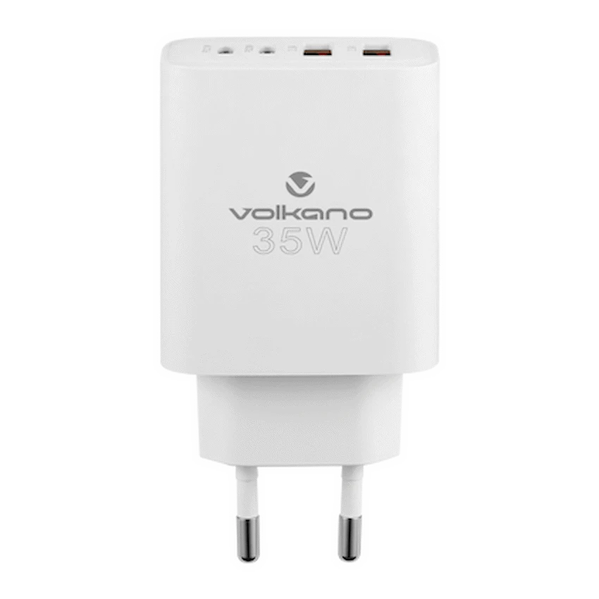 Volkano Quad Series 2x PD USB-C 2x USB-A 3a 35W Wall Charger - Image 8