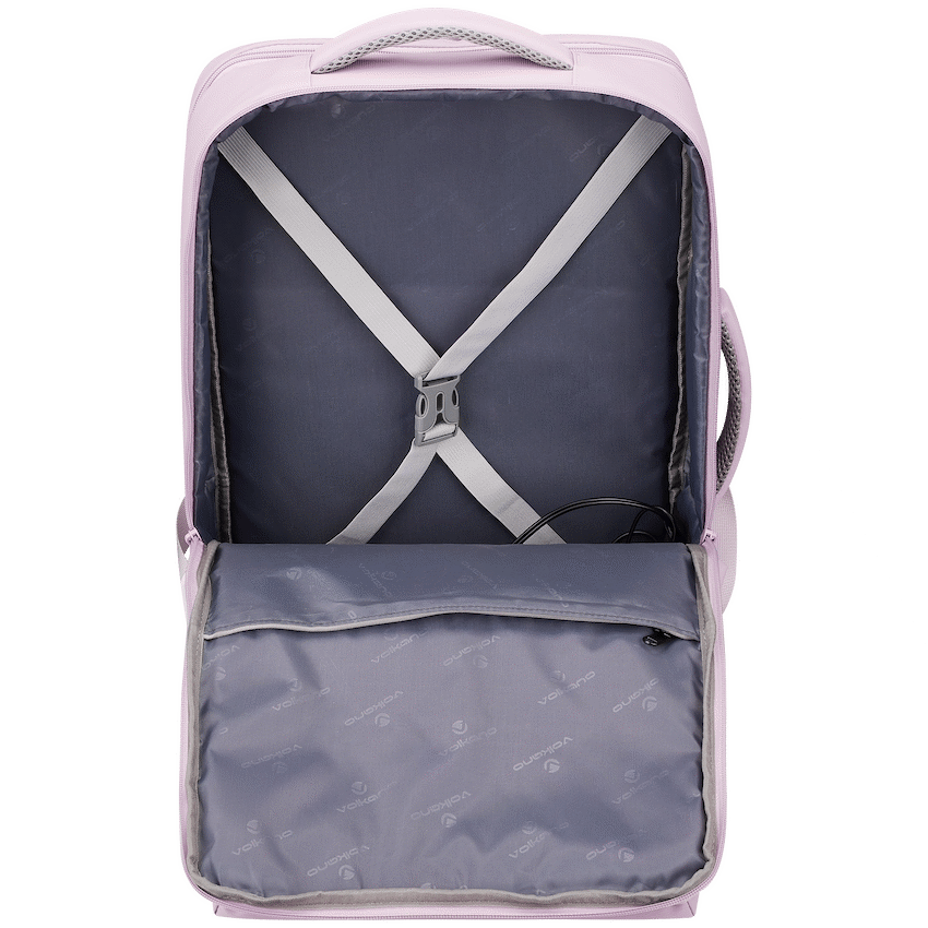 Volkano Under-Seat Traveller Backpack Pastel Pink - Image 5