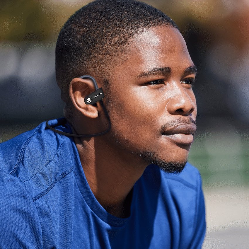 Volkano Race Series Bluetooth Sport Earhook Earphones - Black - Image 7