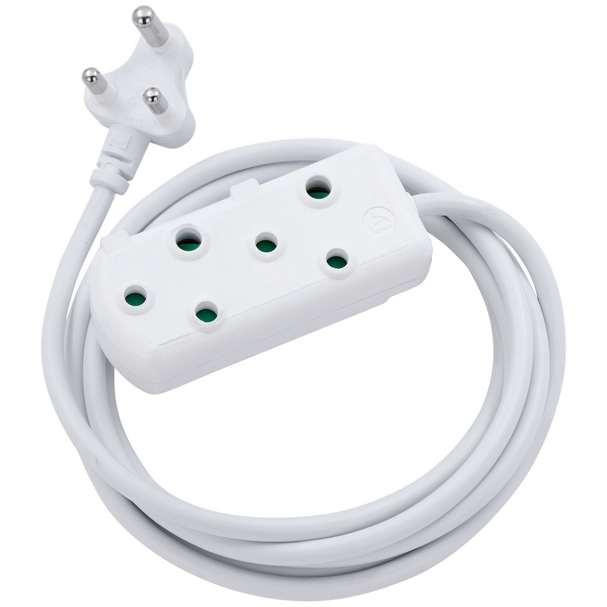 Switched Heavy Duty Side by Side (SBS) Extension Leads 5m - WT - Image 7