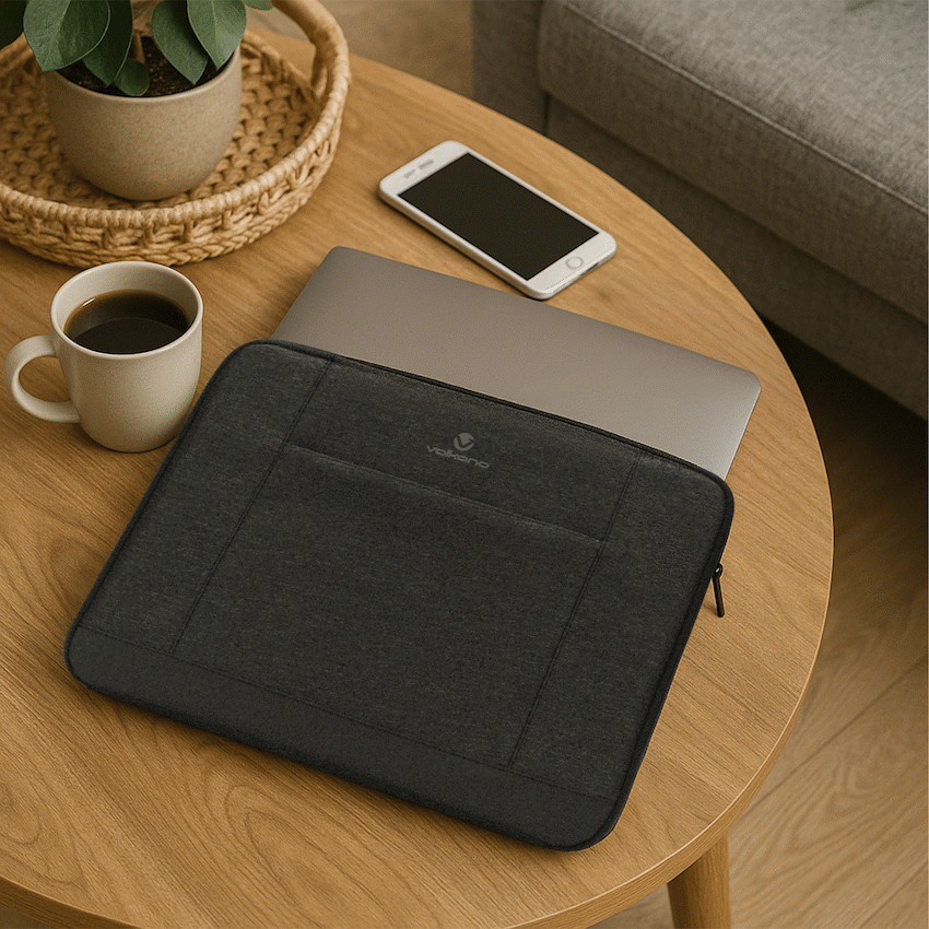 Volkano Trend Series 15.6" Laptop Sleeve - Grey - Image 8