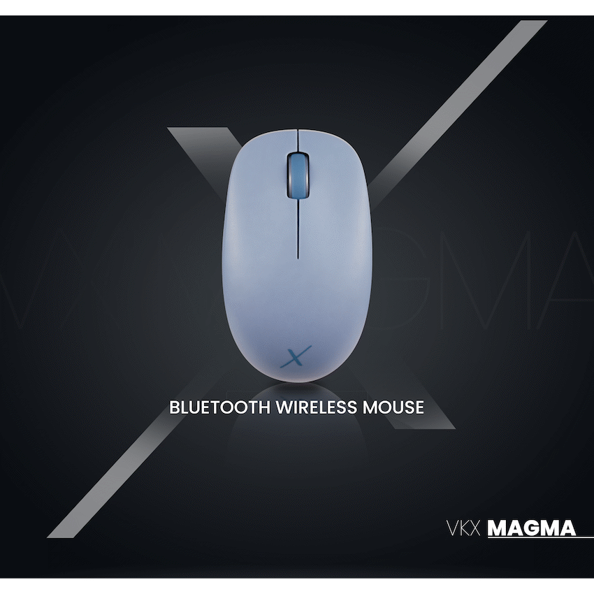 VolkanoX Magma Bluetooth Wireless Mouse - Blue Grey - Image 7