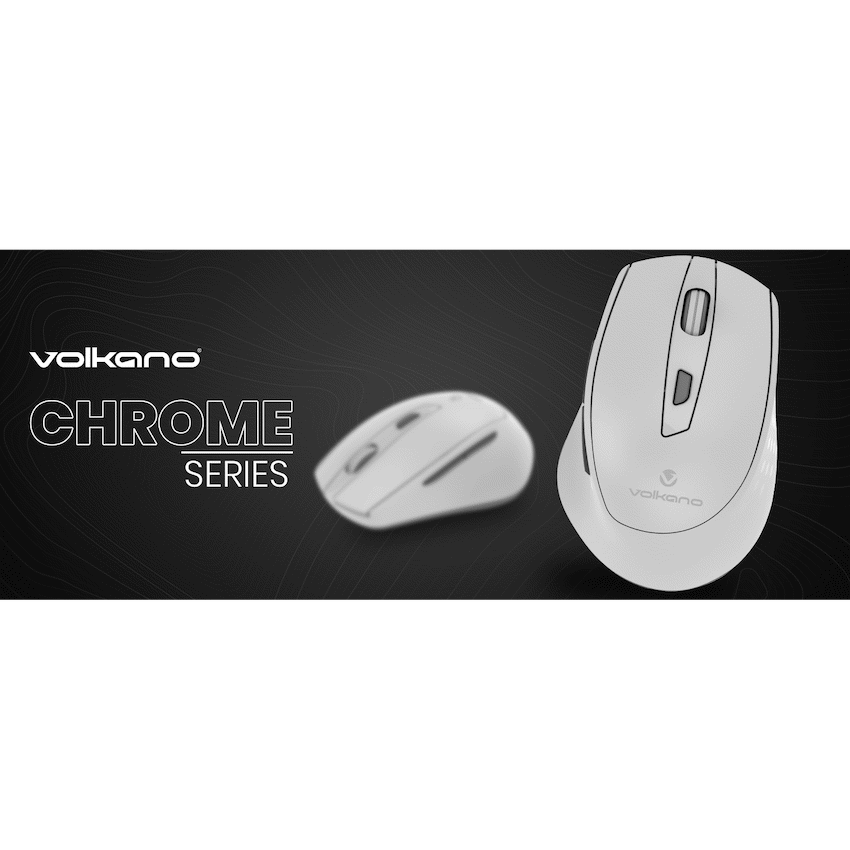 Volkano Chrome Series Wireless Mouse - Gray - Image 7