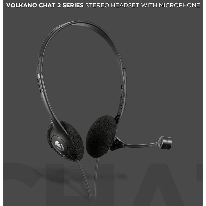 Volkano Chat 2 Stereo Headset with Boom Microphone - Image 2