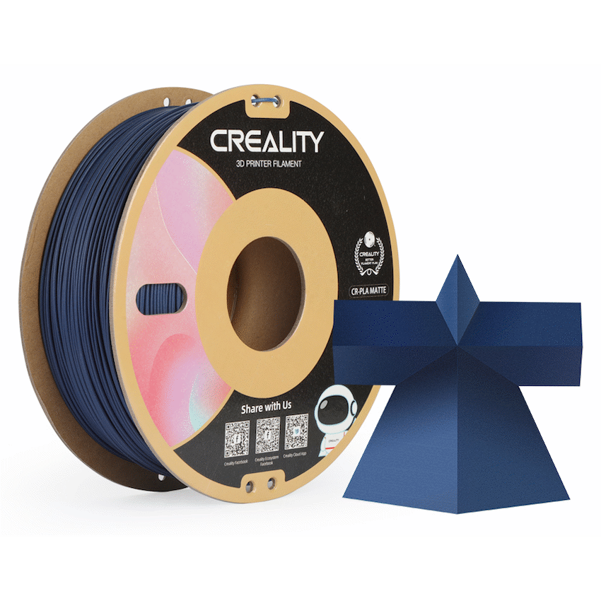 Creality CR-PLA Filament - Matte Navy Blue (1kg) - Image 9