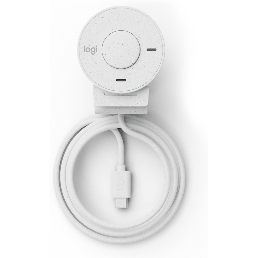 Logitech(R) Brio 300 Full HD Webcam - Off-White - Image 9