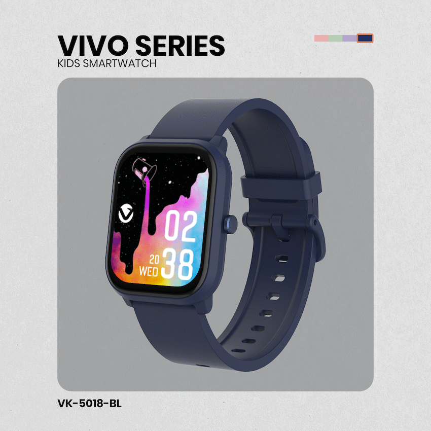 Volkano Vivo Series Kids Smart Watch - Dark Blue - Image 9