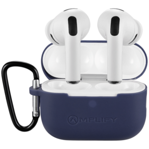 Amplify Note X 3 Series TWS Earphones - White Case + Blue Cover