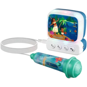 Disney Moana 2 Mini Bluetooth Karaoke Machine with Belt Hook