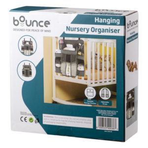 Bounce Hanging Nursery Organiser Grey