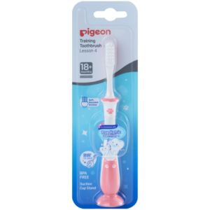 Pigeon Training Toothbrush Lesson 4 - Pink