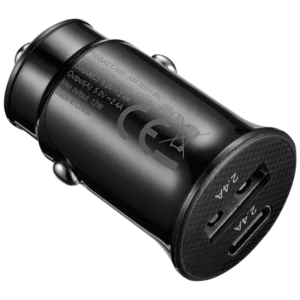 Amplify Voltix Series 12W Dual USB and USB-C Car Charger