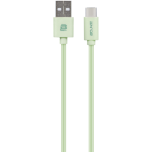 Bounce Cord series 2m USB toType C cable - Green