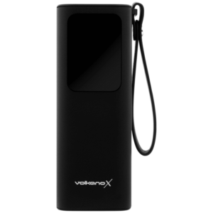 VolkanoX Titan Series - 20 000 mAh - Power Bank with retractable Type-C Cable with Flashlight