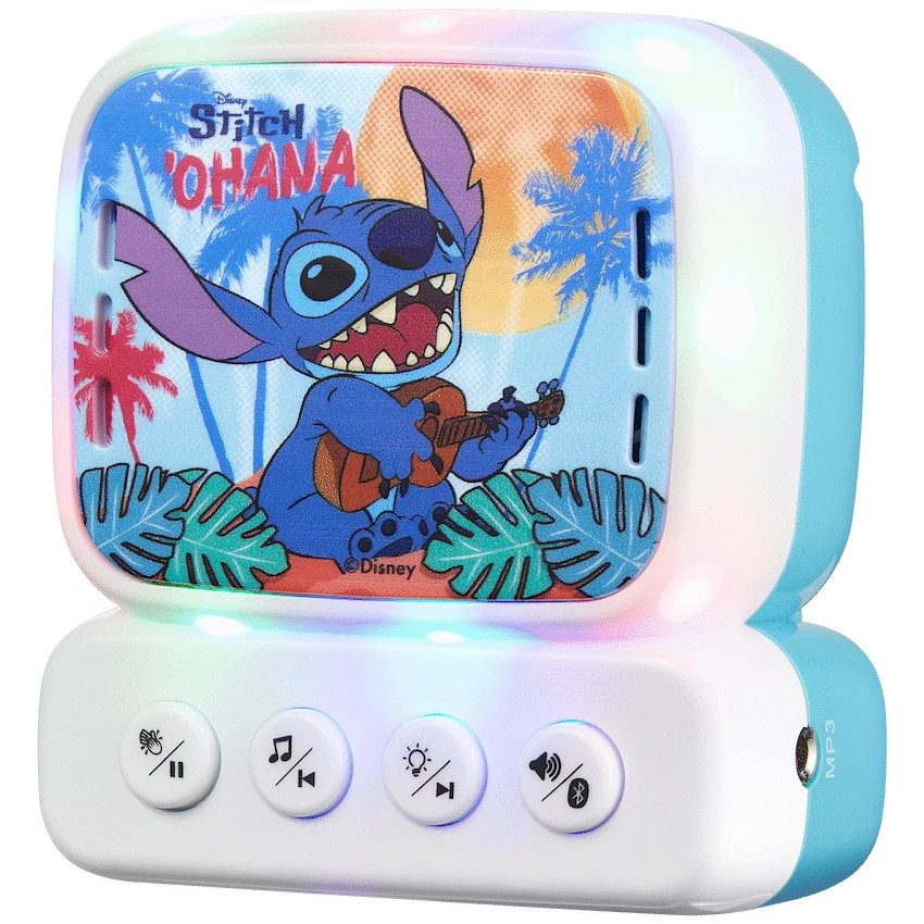 Disney Stitch Bluetooth Mini Karaoke Machine with Belt Hook - Image 10