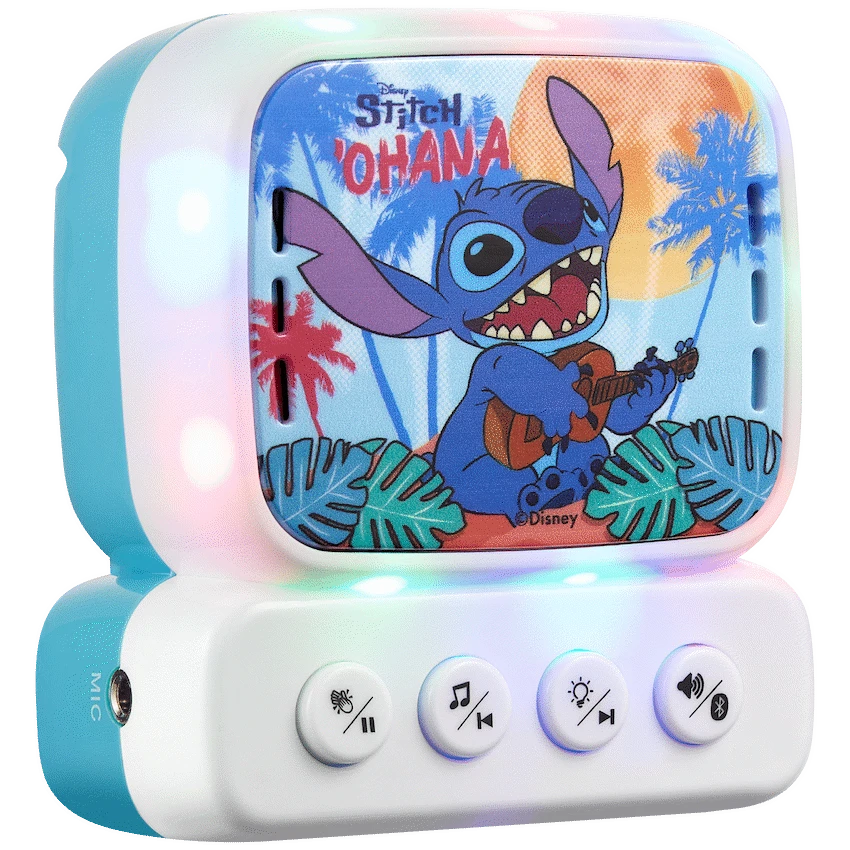 Disney Stitch Bluetooth Mini Karaoke Machine with Belt Hook - Image 3