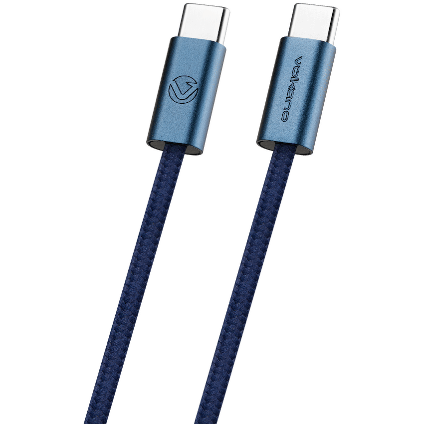 Volkano Weave Series 60w USB C to USB C 1.2m-Blue - Image 8