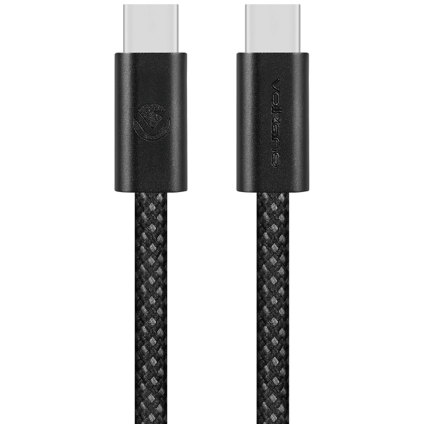 Volkano Weave Series 60w USB C to USB C 1.2m-Black - Image 8