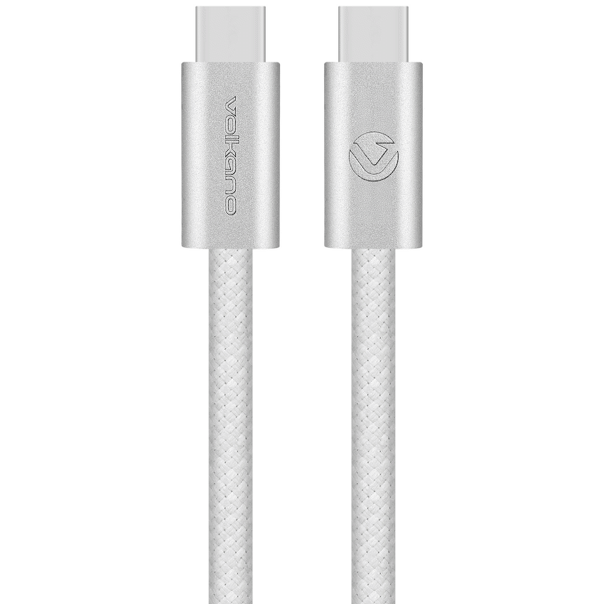 Volkano Weave Series 60w USB C to USB C 1.2m-White - Image 8