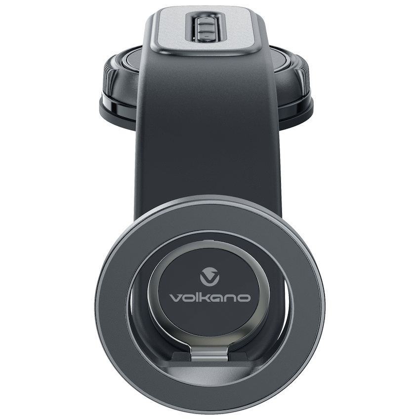 Volkano Arcmount Bendable Dash Mount Magnetic Phone Holder - Black - Image 11