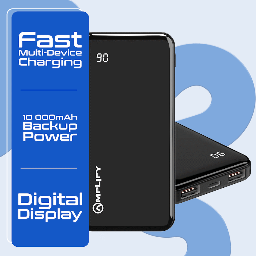 Amplify Spark 2 Series 10 000 mAh Power Bank - Black - Image 9