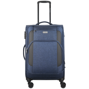 Travelwize Aurora 65cm 4-Wheel Spinner Trolley Case - Navy Melange