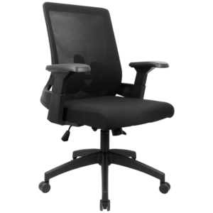 Everfurn Skye Mid Back Office Chair - Black