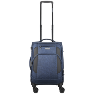 Travelwize Aurora 55cm 4-Wheel Spinner Trolley Case - Navy Melange