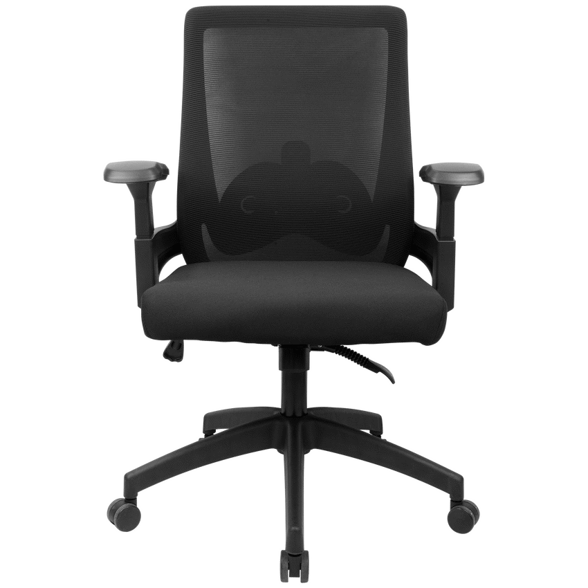 Everfurn Skye Mid Back Office Chair - Black - Image 2