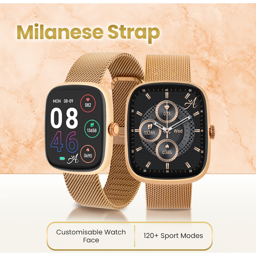 Volkano Ayla Collection Smartwatch with Milanese Strap - Image 5
