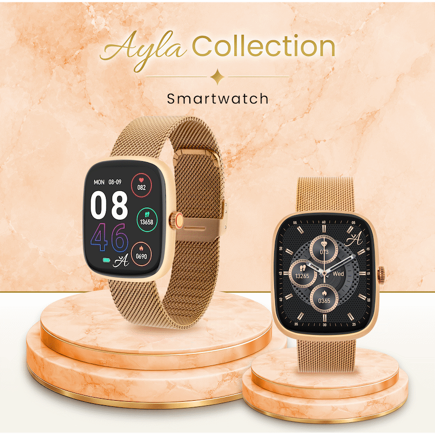 Volkano Ayla Collection Smartwatch with Milanese Strap - Image 6