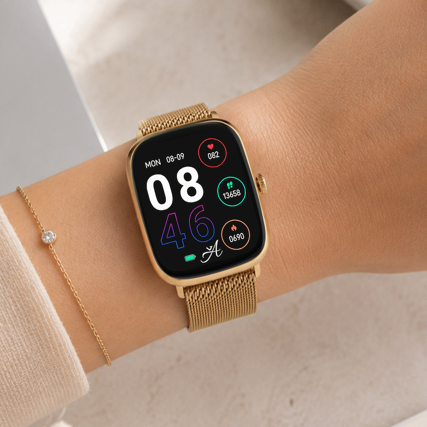 Volkano Ayla Collection Smartwatch with Milanese Strap - Image 7