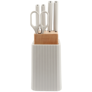 Kitchen Inspire 6pce Knife Block Set ( Order in Qty of 1)