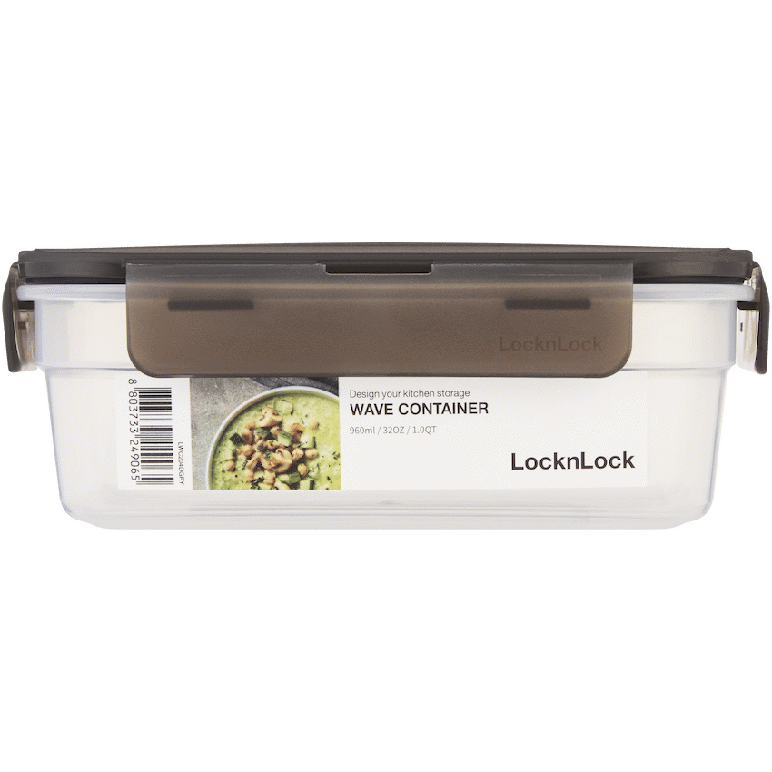 LocknLock Wave container 960ml grey ( Order in Qty of 8) - Image 3
