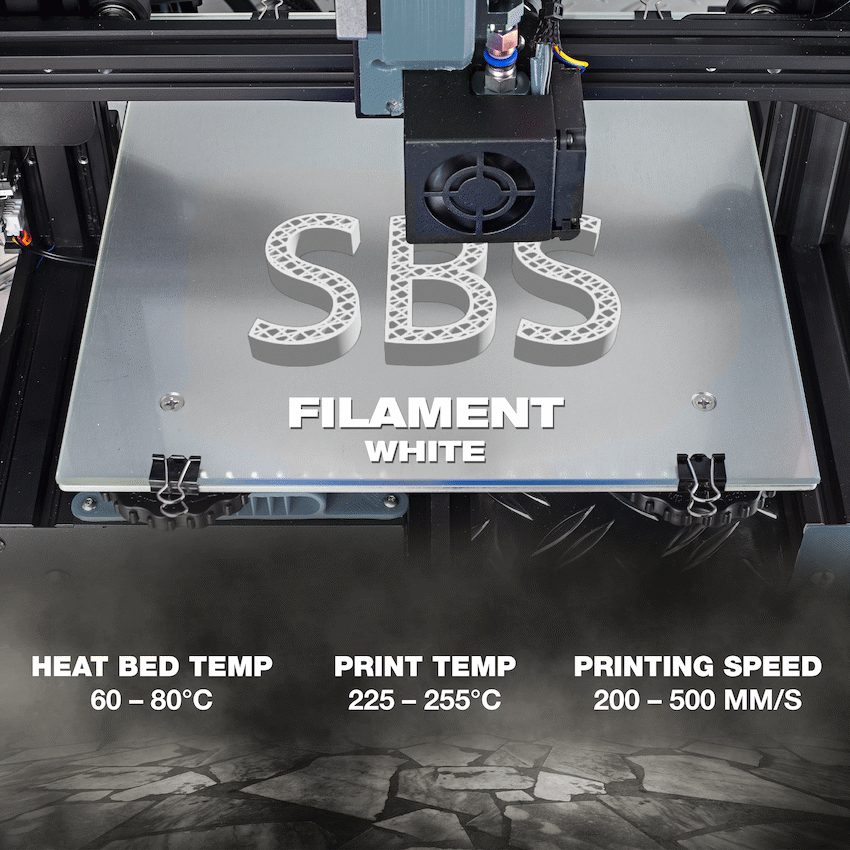 SA Filament SBS Filament - White 1kg - Image 4