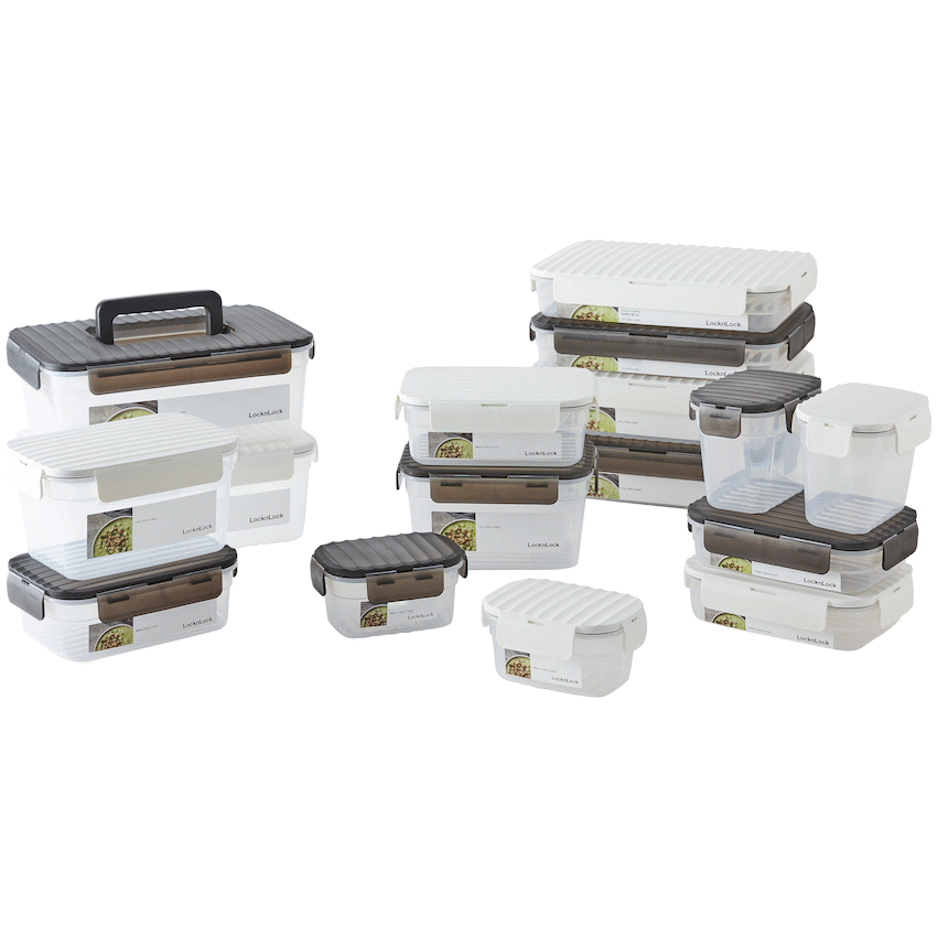 LocknLock Wave container 960ml white ( Order in Qty of 8) - Image 4