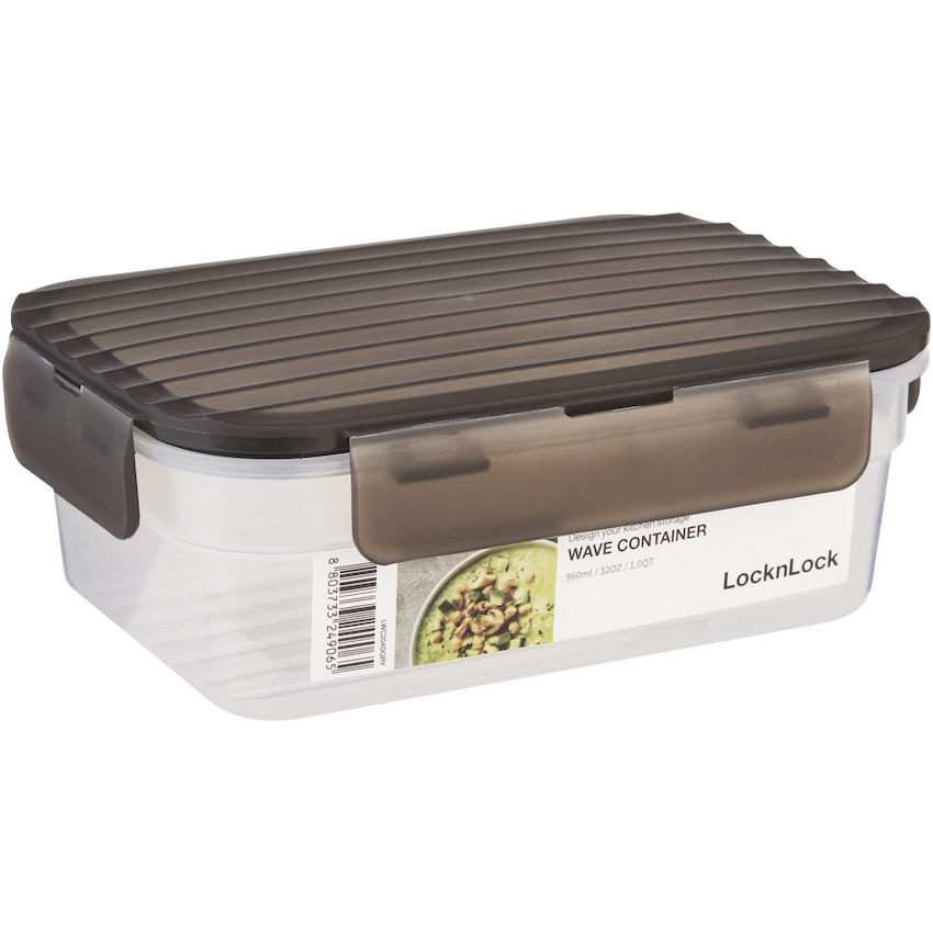 LocknLock Wave container 960ml grey ( Order in Qty of 8) - Image 4