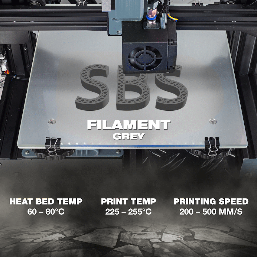 SA Filament SBS Filament - Grey 1kg - Image 4