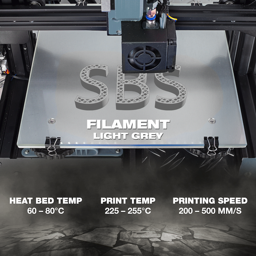 SA Filament SBS Filament - Light Grey 1kg - Image 4
