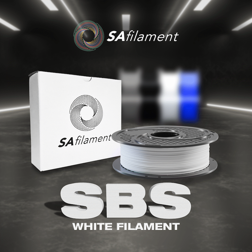SA Filament SBS Filament - White 1kg - Image 6