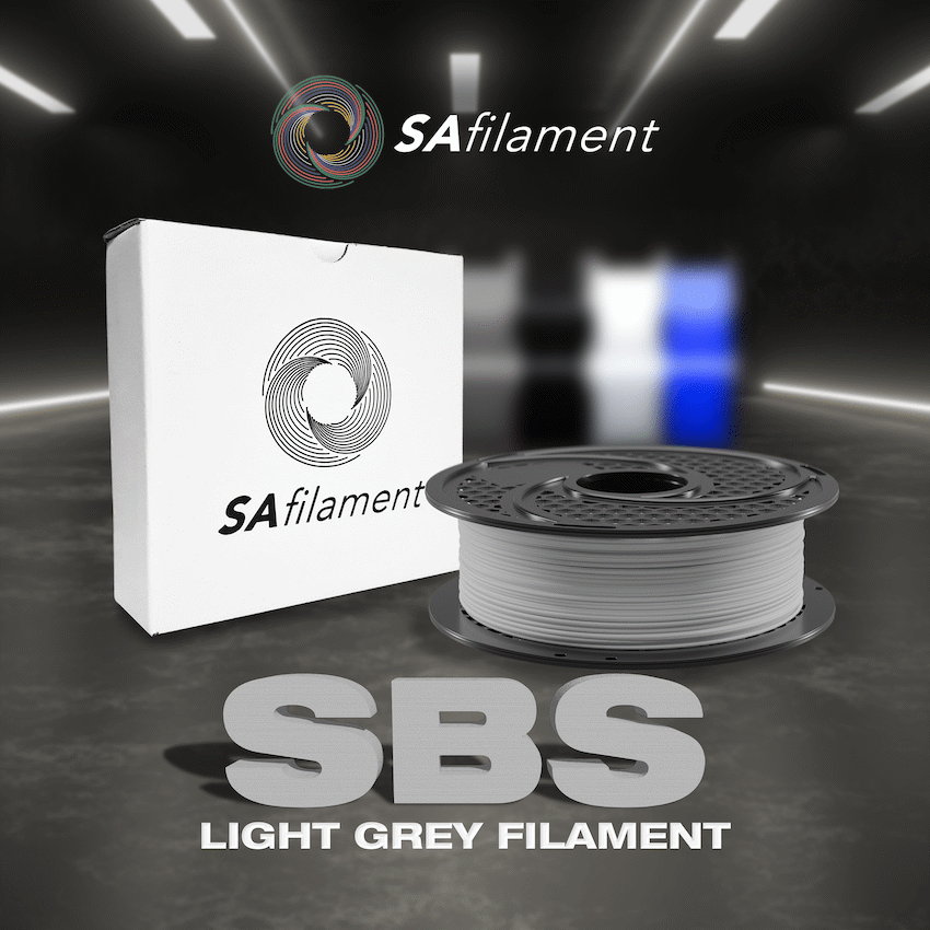 SA Filament SBS Filament - Light Grey 1kg - Image 5