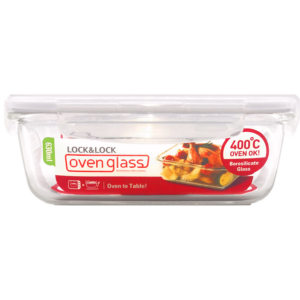 LocknLock Euro Glass container rec 630ml ( Order in Qty of 6)