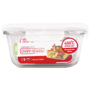 LocknLock Euro Glass container sq. 500ml ( Order in Qty of 6)