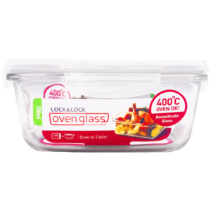 LocknLock Euro Glass container sq. 750ml ( Order in Qty of 4)