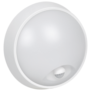 Ellies Spectra Series - AC 15W Round LED Bulkhead with 3CCT and Sensor -WT